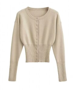 Crop Langarm Pullover